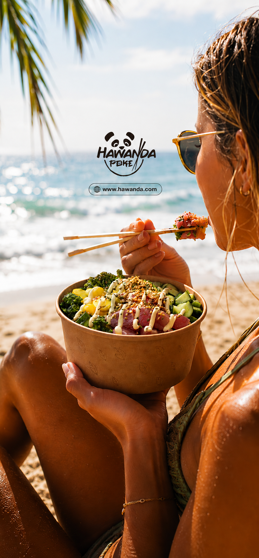 Poké bowl y comida rápida sana a domicilio